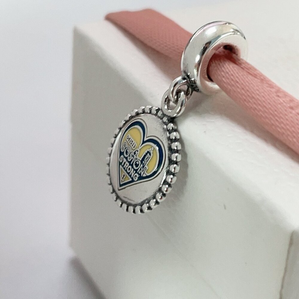 Pandora Boston Strong Dangle Charm Travel Pendant